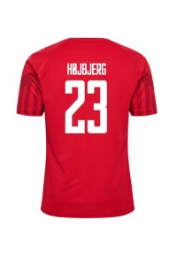 Fotbalové Dres Dánsko Pierre-Emile Hojbjerg #23 Domácí Oblečení MS 2022 Krátký Rukáv